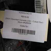 2005 Chevrolet Corvette C6 Steering Wheel Ebony OEM 10384781