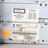 2005-2006 Chevrolet Corvette C6 AM FM Radio Stereo MP3 CD Changer OEM 15286444