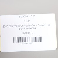 2005-2013 Chevrolet Corvette C6 Fuel Filler Gas Door OEM 10378643