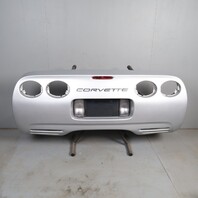 1997-2004 Chevrolet Corvette C5 Rear Bumper Cover Sebring Silver OEM