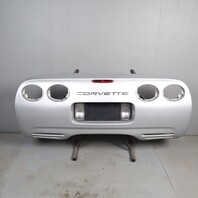 1997-2004 Chevrolet Corvette C5 Rear Bumper Cover Sebring Silver OEM
