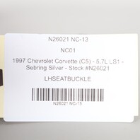 1997-2004 Chevrolet Corvette C5 Left Driver Seat Belt Buckle OEM 88956391