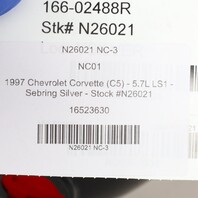 1997-2004 Chevrolet Corvette C5 Right Passenger Tail Light Lamp OEM 16523629