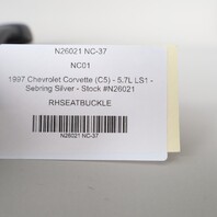 1997-2004 Chevrolet Corvette C5 Right Passenger Seat Belt Buckle OEM 12458065