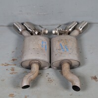 2013-2015 Chevrolet Camaro SS Valved Sport Exhaust Muffler Set Pair OEM 23259292