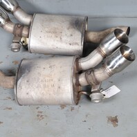 2013-2015 Chevrolet Camaro SS Valved Sport Exhaust Muffler Set Pair OEM 23259292