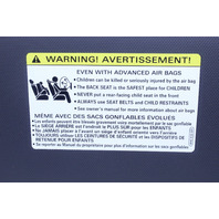 2015-2018 Audi A3 S3 Sun Visor Right - 8W0857552D OEM