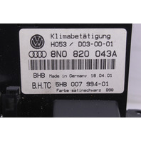 2000-2006 Audi TT Heater AC Climate Temperature Control Panel OEM