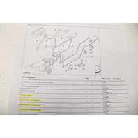 2001-2006 BMW M3 SMG Hydraulic Pump Actuator Lines - 21532282398 OEM