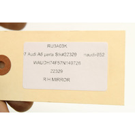 2005 2006 2007 2008 Audi A6 Door Mirror Right Side View