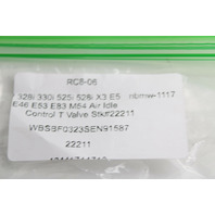 BMW 328i 330i 525i 528i X3 E5 M54 Air Idle Control T Valve OEM