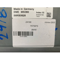 2007-2008 BMW 135i 335i 535i N54 Engine Computer ECU DME 12147575875 OEM