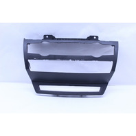 2007-2013 BMW X5 X6 Dash Stereo Climate Control Trim Bezel - 51456967464 OEM