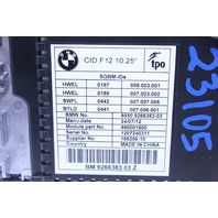 2013 BMW 640i Central Information Info Display Monitor - 65509266383 OEM