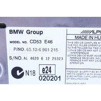 2004 BMW 325i AM FM Radio Business CD Player - 65126961215 OEM