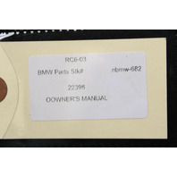 2005 BMW Z4 Owner Manual and Case OEM