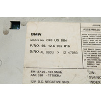 2000 2001 BMW Z3 E36 Am Fm Cassette Radio Tuner Receiver - 65126902816 OEM