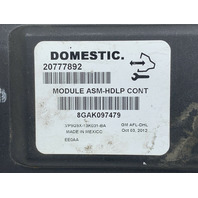 2009-2015 Cadillac CTS CTS-V Headlight Leveling Control Module 20777892 OEM Used