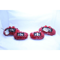2009-2015 Cadillac CTS-V Brake Caliper Set Brembo Red Front Rear Left Right OEM