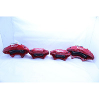 2009-2015 Cadillac CTS-V Brake Caliper Set Brembo Red Front Rear Left Right OEM