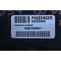 2000-2004 Chevrolet Corvette C5 2DR Coupe Theft Locking Door Control