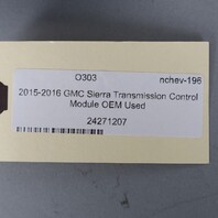 2015-2016 GMC Sierra Silverado Transmission Control Module 24271207 OEM Used