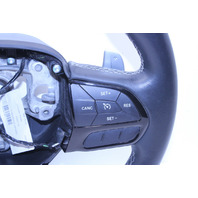 2021 Chrysler 300 Black Leather Steering Wheel 6JX172X9AB OEM Used