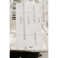 2002 Dodge Ram 2500 Parts - POSITIVE AND NEGATIVE BATTERY CABLES OEM