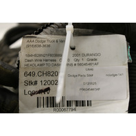 2001 Dodge Durango Headlight To Dash Wire Harness Wiring - 56045461AF OEM