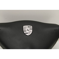 2000-2004 Porsche 911 Boxster 3 Spoke Steering Wheel Airbag Black OEM