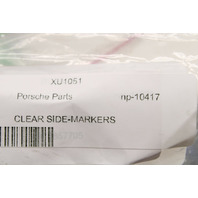 1997-2004 Porsche 911 Boxster Marker Signal Light Lamp Clear Set OEM