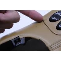 1999-2004 Porsche 911 Boxster Center Console Beige Leather OEM