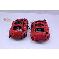 2012-2019 Porsche 911 991 Rear Brake Calipers Brembo Pair Red OEM Used