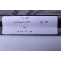 2006 2007 2008 Porsche 911 997 Door Sill Entry Molding "Carrera 4S" Pair - 99755130310 OEM