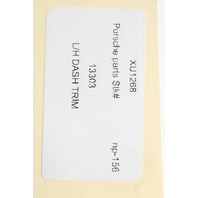 1982 Porsche 911 Dash Trim Air Vent Ignition Switch Trim Left OEM