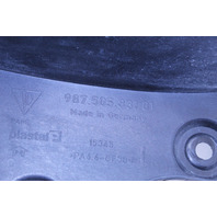 09-12 Porsche Boxster Left Rear Bumper Guide Heat Shield 98750583200 OEM