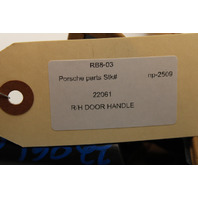 2005-2012 Porsche Boxster Cayman Inside Door Pull Handle Right - 98755526201 OEM