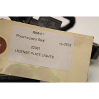 05-12 Porsche 911 Boxster Cayman License Plate Lights Wire Harness OEM