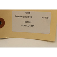 1997 1998 1999 Porsche Boxster 2.5 Muffler Exhaust Tip Eisenmann - EP9110 OEM