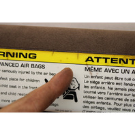 2011 2012 2013 2014 Porsche Cayenne Sun Visor Left Alcantara - 7P5857551 OEM