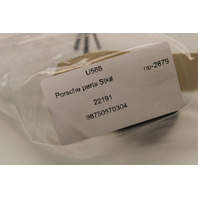 2009-2012 Porsche Boxster Front Bumper Tow Hook Cover Cap - 98750570304 OEM