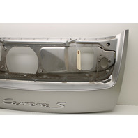 2009-2012 Porsche 911 997.2 Engine Lid Bare Arctic Silver OEM