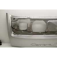 2009-2012 Porsche 911 997.2 Engine Lid Bare Arctic Silver OEM