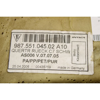 2006-2008 Porsche Cayman 987 Rear Trunk Compartment Carpet Liner Trim OEM