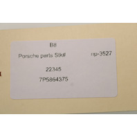 2011-2016 Porsche Cayenne Center Console Trim Panel - 95855337500 OEM