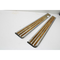 1997-2004 Porsche Boxster Stainless Steel Door Sill Trim Right Left Pair OEM