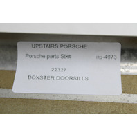1997-2004 Porsche Boxster Stainless Steel Door Sill Trim Right Left Pair OEM