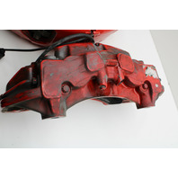 11-18 Porsche Cayenne Turbo / GTS Front Brake Calipers Brembo Red Pair OEM