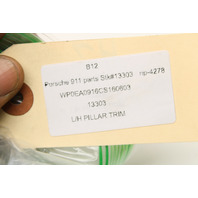 1982 Porsche 911 Interior Quarter Panel Molding Left OEM