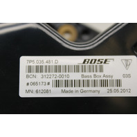 2011-2016 Porsche Cayenne Subwoofer Rear Speaker BOSE OEM 7P5035481D